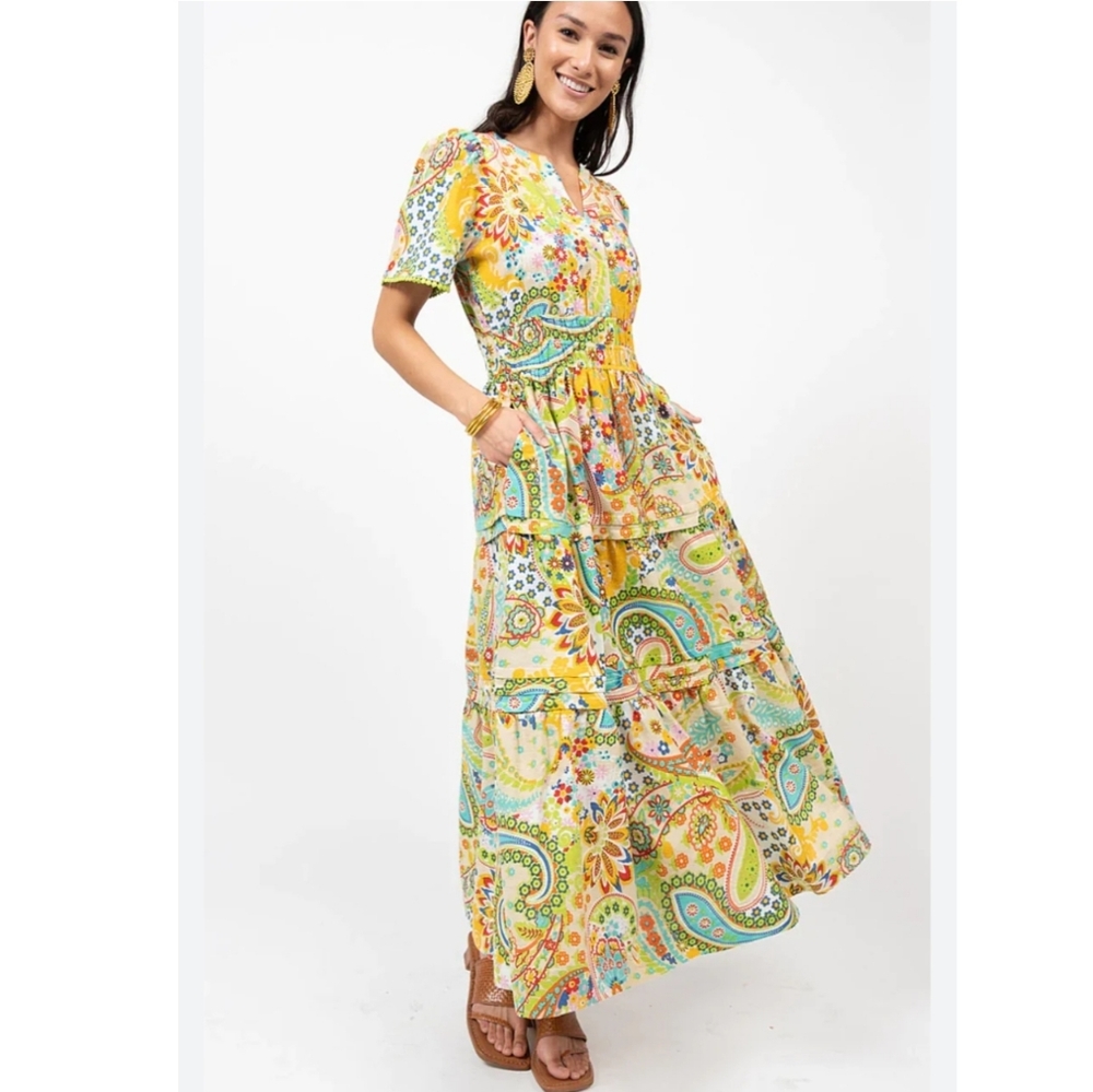 Uncle Frank Paisley Maxi Dress